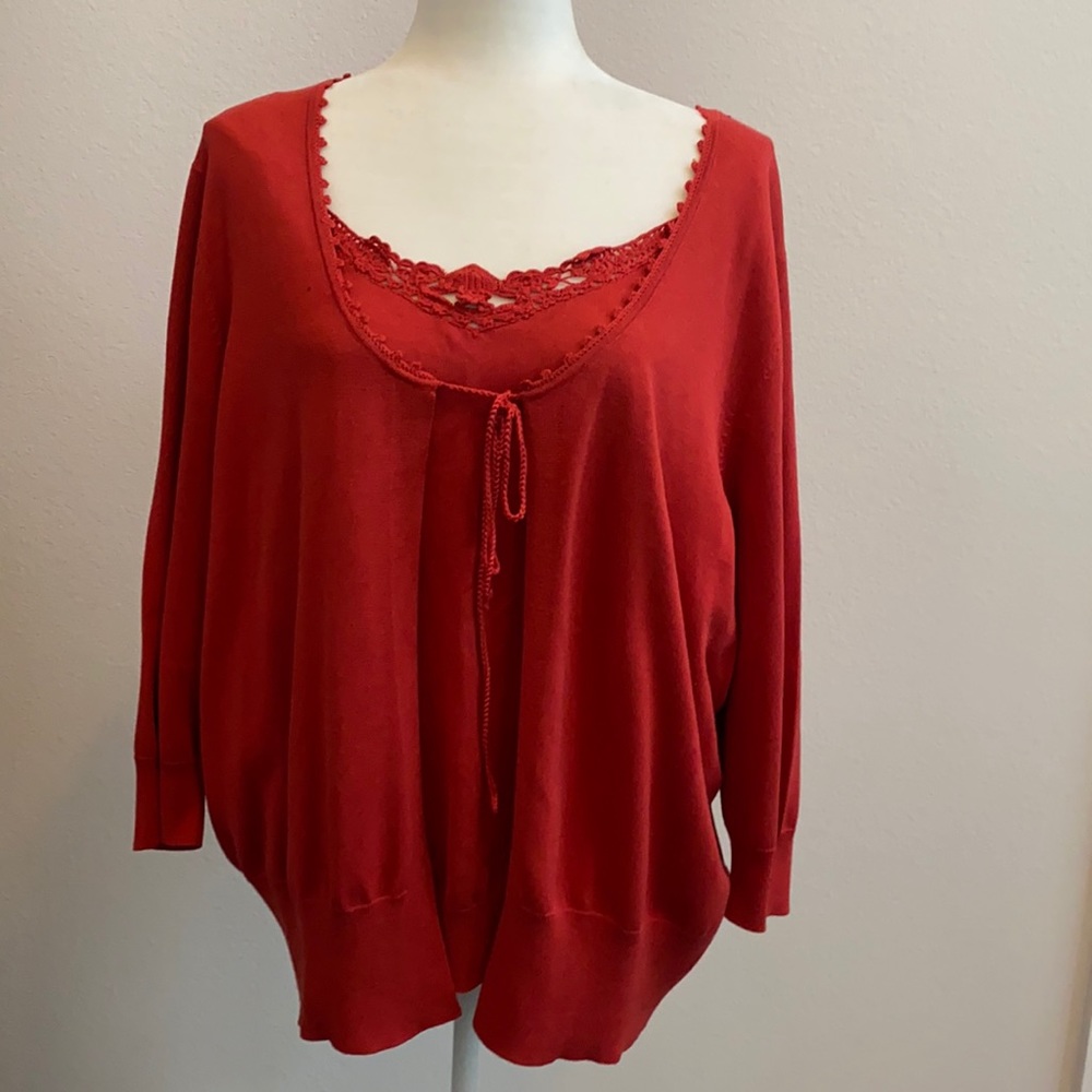 Lane Bryant 3/4 Sleeve Shrug/Cardigan Womens Plus Size Sz 22/24
